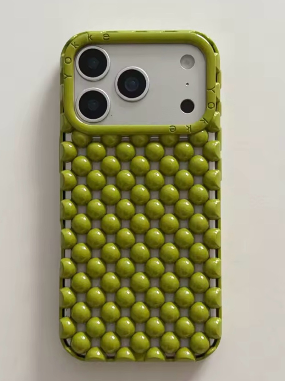 Green Bubble Pearl Phone Case for iPhone - New